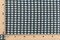 Blue-White-Gray Famous Maker Grid Gingham Double Woven Activewear Fabric By the Yard